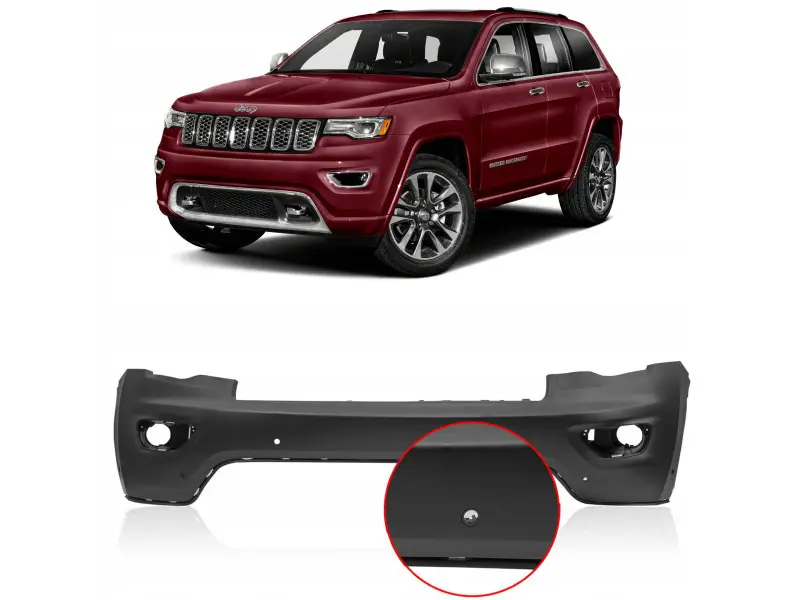 Бампер передній верх Jeep Grand Cherokee 2016-2021 4 парктроніка 3815904