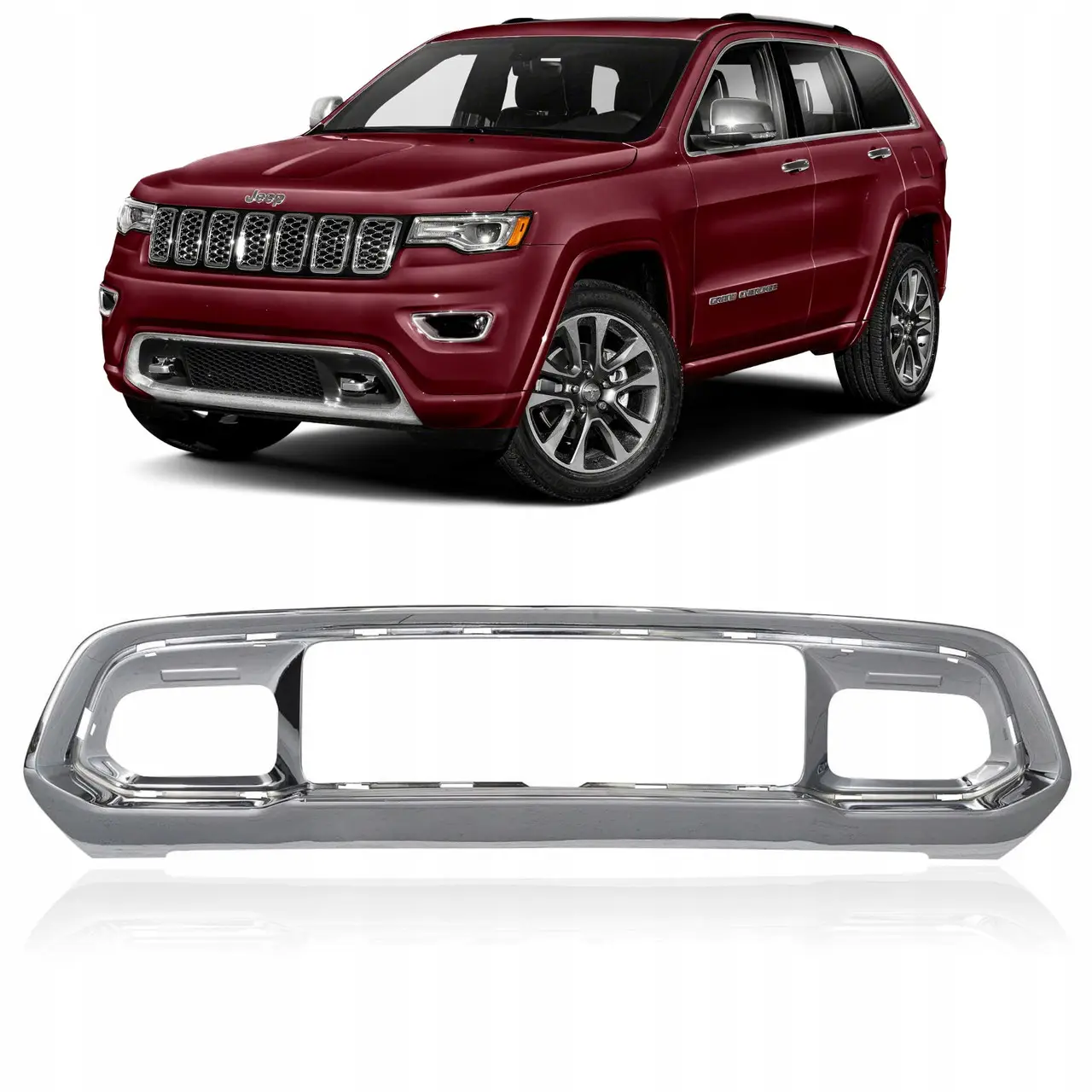 Рамка Решітка У Бампері Jeep Grand Cherokee 2016- Хром 68310779AA