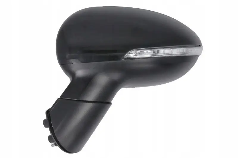 Левое Зеркало Kia Rio 2012-2017 Korea 876101W050 8 Pin Складывается Грунтовано