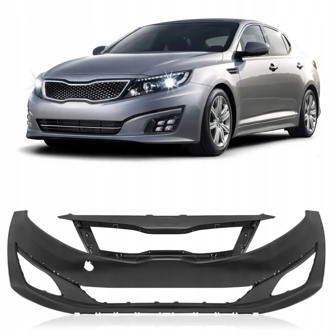 Бампер Передній Kia Optima 2013-2016 без отв під гак 865114C500