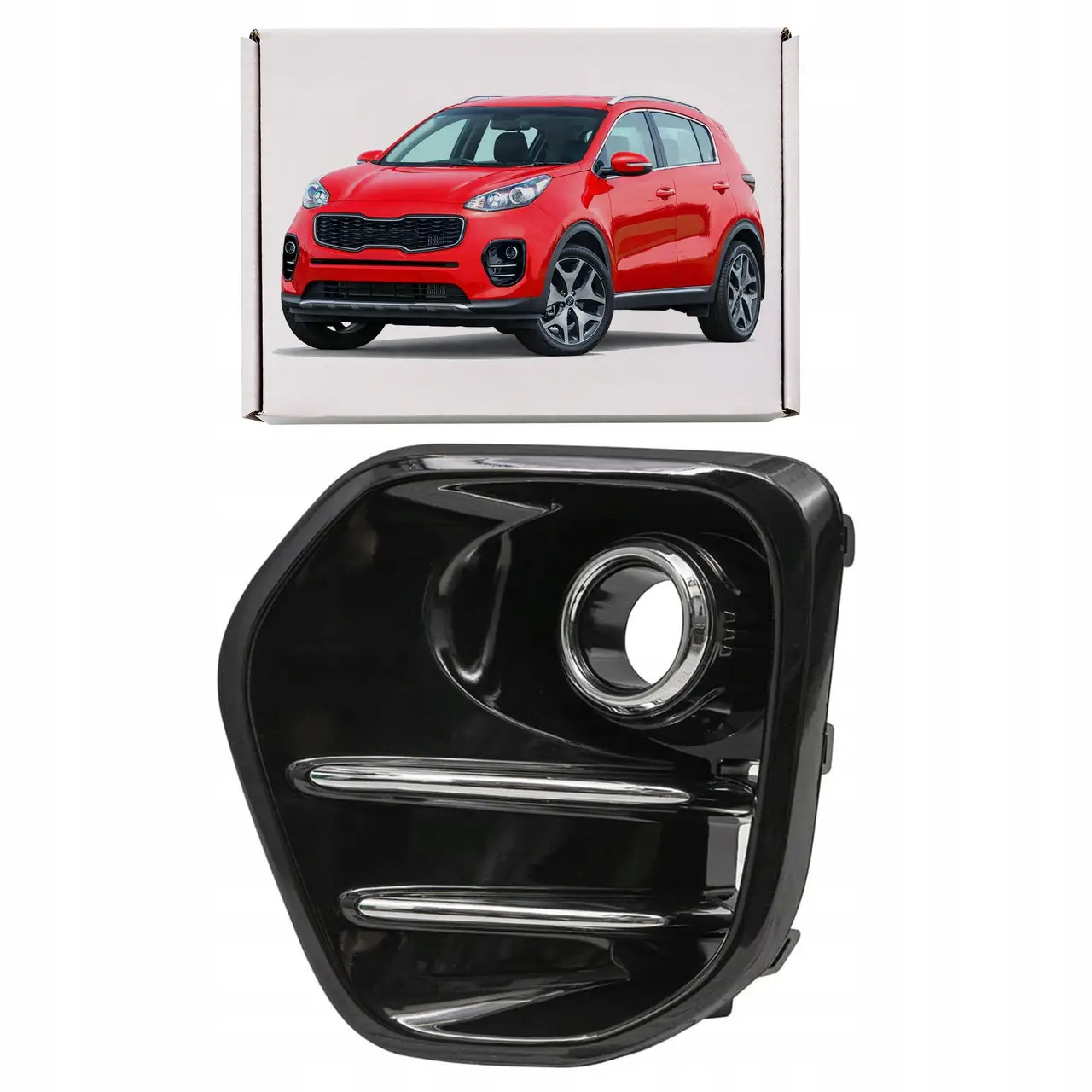 Решетка бампера левая Kia Sportage 4 QL 2015-2018 86521F1000 86521F1100