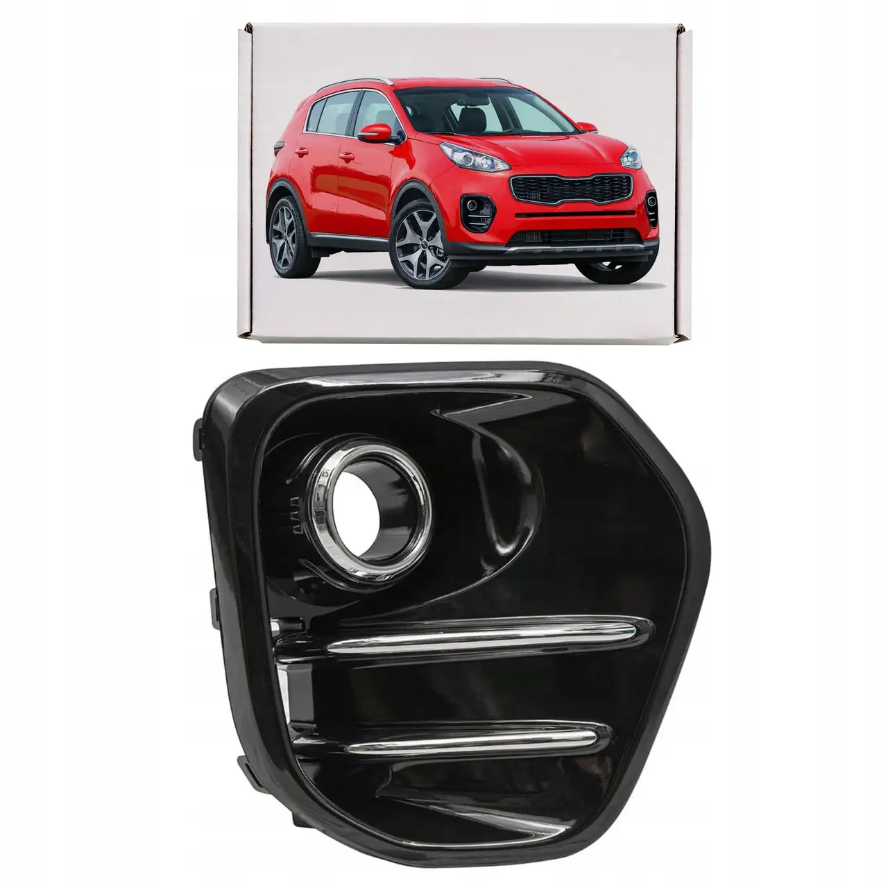 Решітка бампера права Kia Sportage 4 QL 2015-2018, 86522F1000 86522F1100