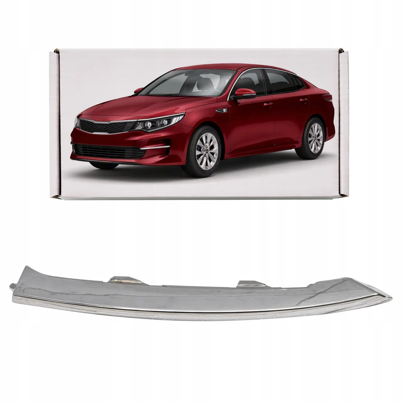 Молдинг бампера левый Kia Optima 2016-2020, 86563D5000
