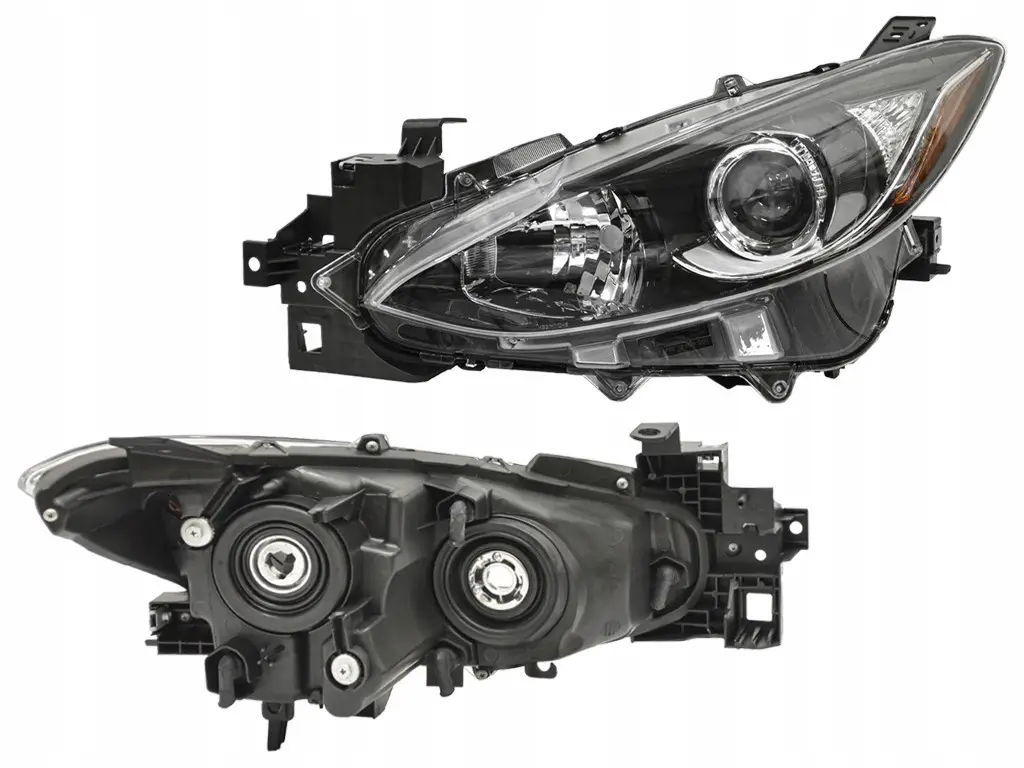 Фара Левая Mazda 3 2013-2016 Желтая Вставка Bpw9-51-0L0A