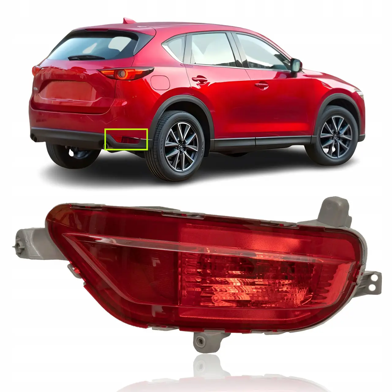 Фонарь Правый В Бампер Mazda Cx5 Евро 2017- Под Птф Kb8M-51-650C