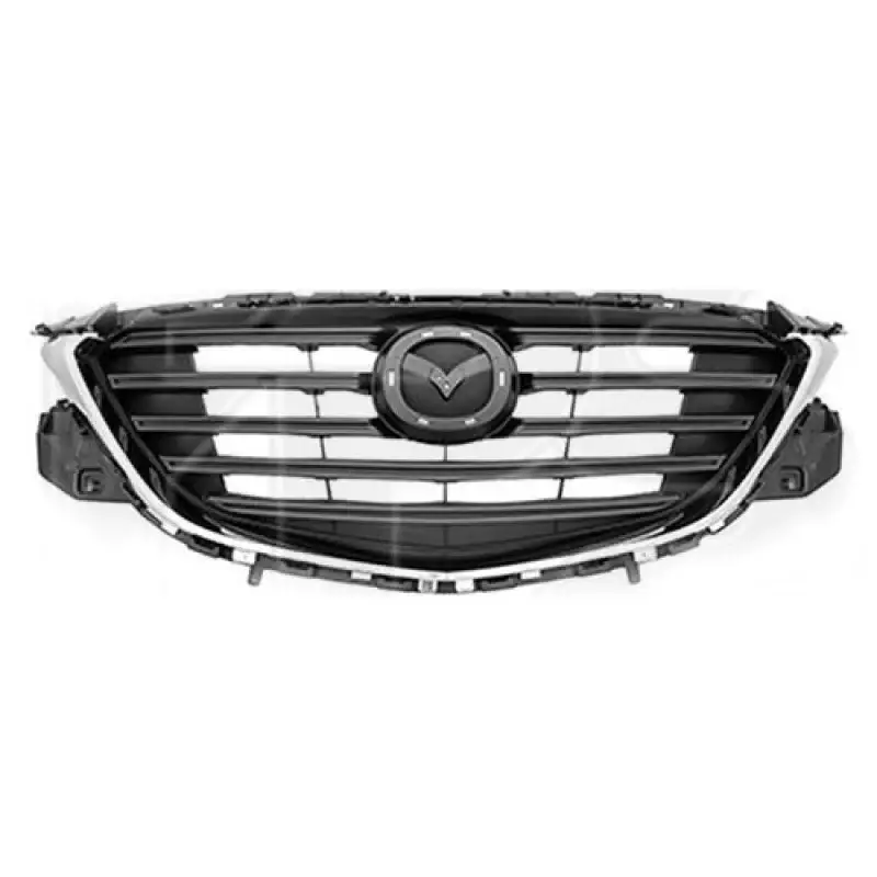 Решетка радиатора Mazda CX9 2016- TK4950710F черные ребра