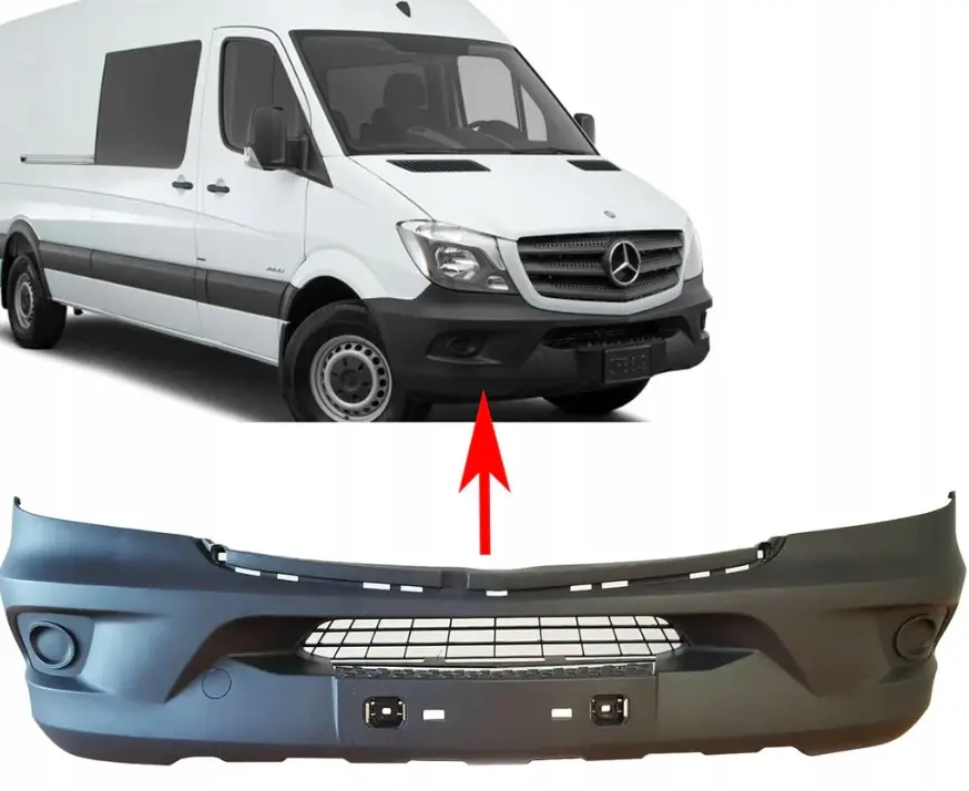 Бампер Передний Mercedes Sprinter 2013-2018 Без Отв ПТум A9068801570