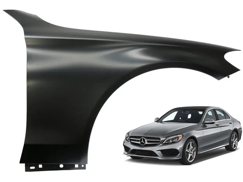 Крило праве Mercedes W205 2014-2018 алюміній A2058800218