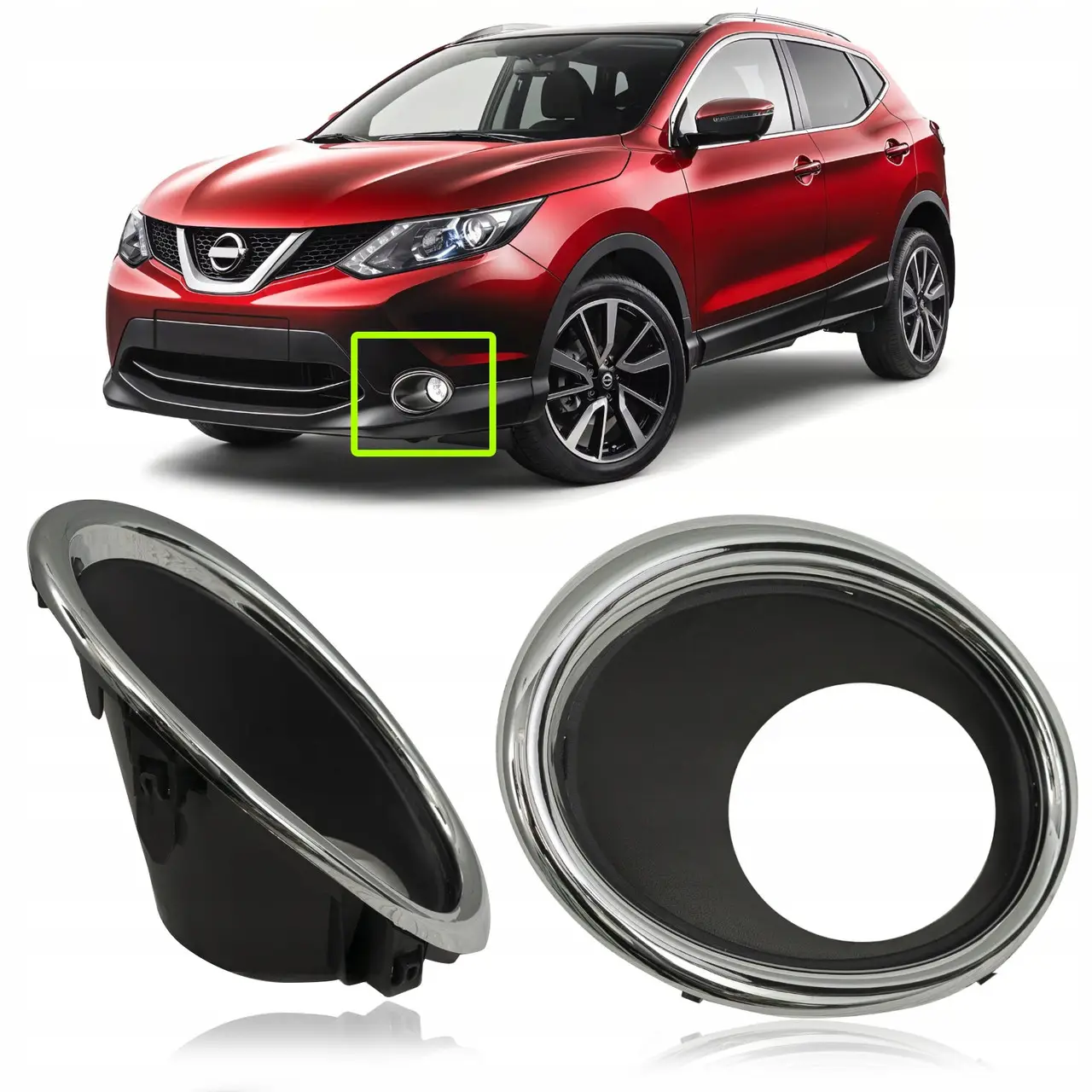 Решітка птф Nissan Qashqai 2014-2017 Rogue Sport 2017-2019 622574EA0A