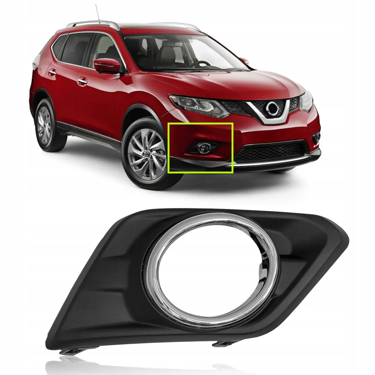 Решітка Бампера Права Nissan Rogue X-Trail 2014-2017 622564BA0B