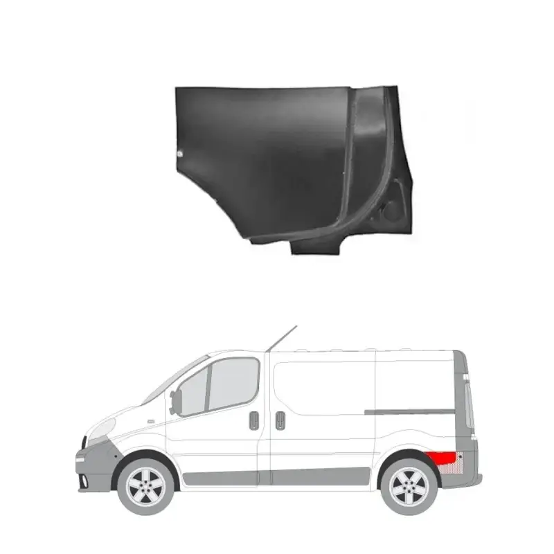 Арка задня ліва частина Renault Trafic 2 Opel Vivaro 2002-2014
