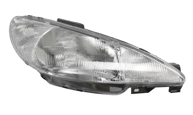 Права фара Peugeot 206 1998-2005 рифлене скло 6205S7