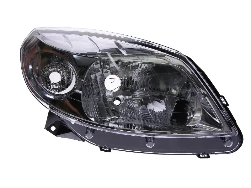 Права фара Renault Sandero 2008-2013 темна 8200733877