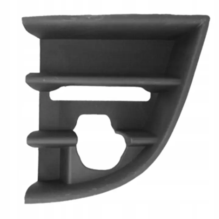 Решетка Бампера Левая Skoda Octavia A5 2009-2013 З Отв под крюк 1Z0853665E9B9