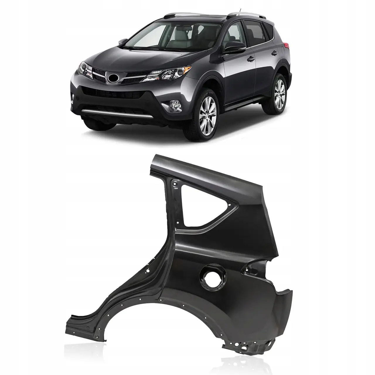 Крыло заднее левое Toyota RAV4 2014-2018 616020R110