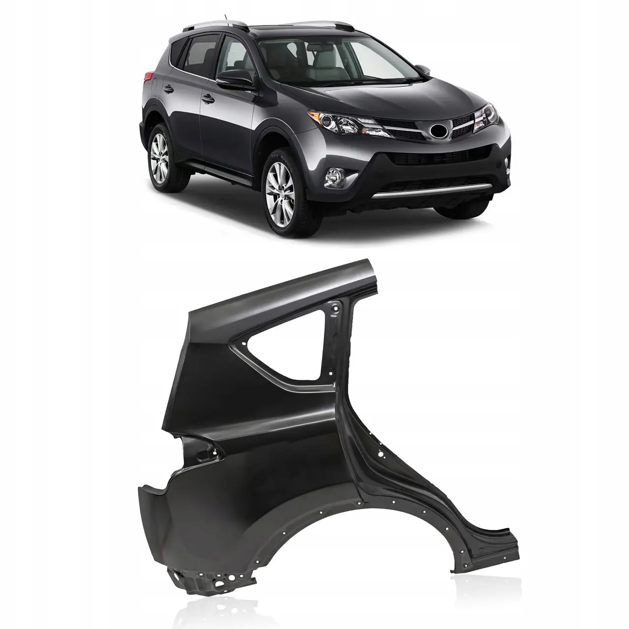 Крило заднє праве Toyota RAV4 2014-2018 616010R110
