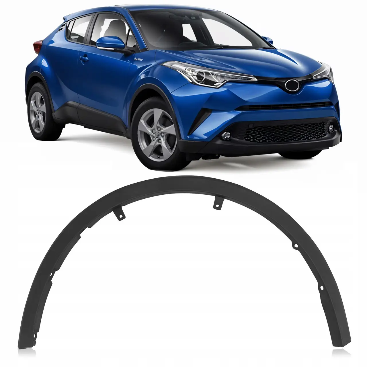 Левый Молдинг переднего крыла Toyota C-HR 2016-2021 75602F4010