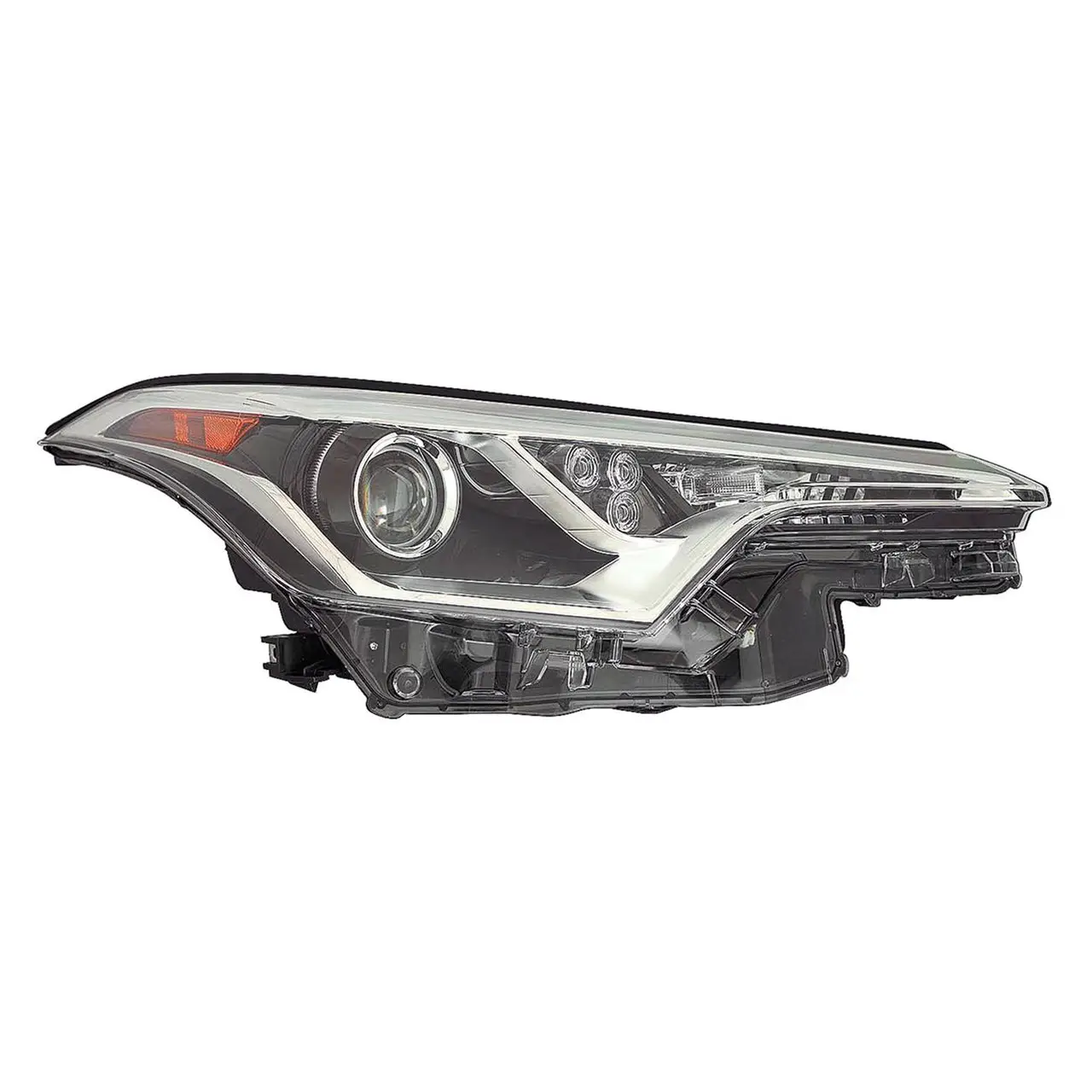 Права фара Toyota C-Hr 2016-2020 Жовта вставка TO2519193