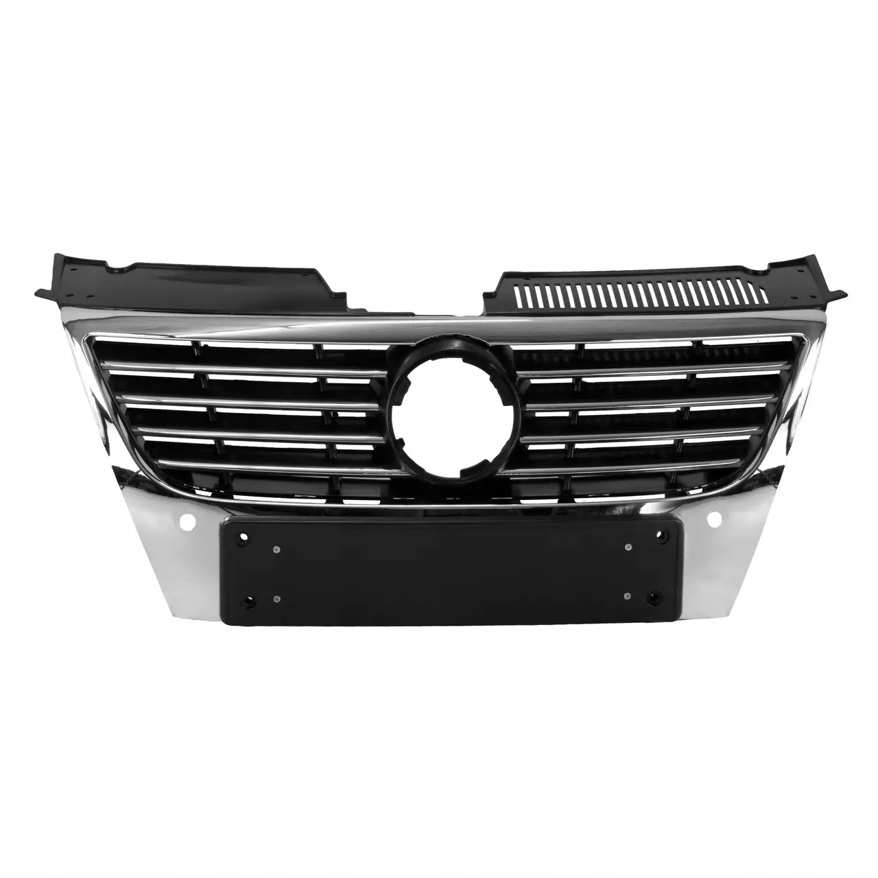 Решетка радиатора Volkswagen Passat B6 2006-2010 под парктроник 3C0853651AK