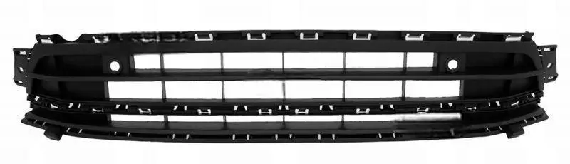 Решетка Бампера Volkswagen Jetta 6 2014-2018 Черная с Отв ПТрон 3L853002
