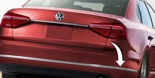 Молдинг заднего бампера правый VW Passat B8 2015- 2018 USA хром 5618534602ZZ