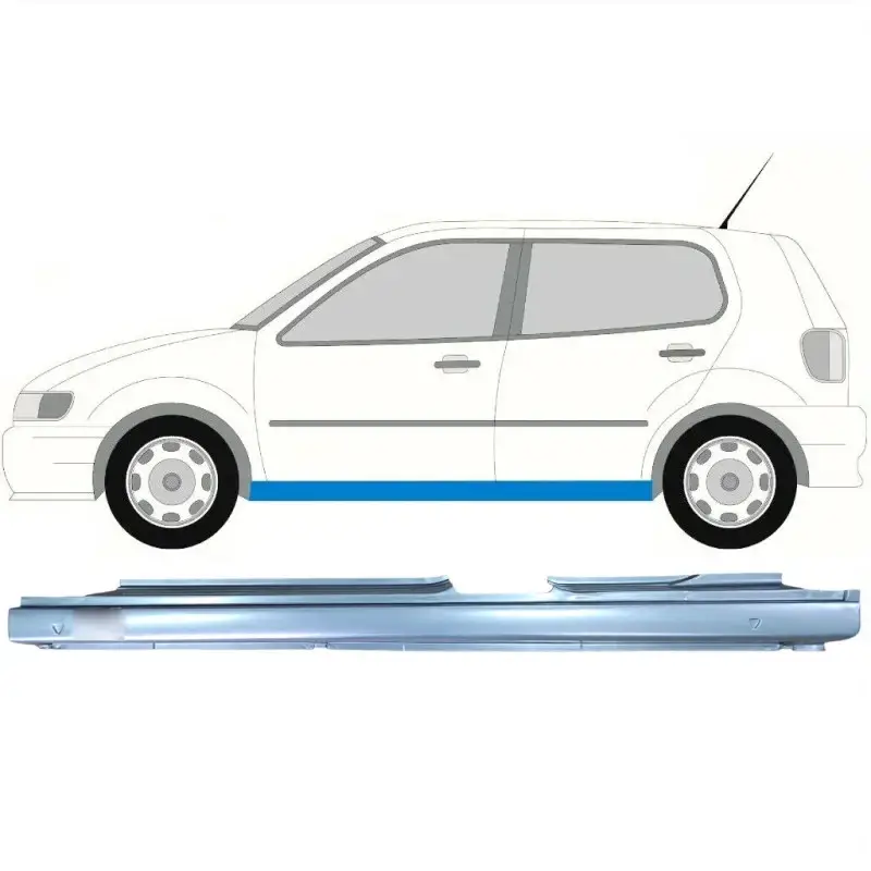 Порог левый Volkswagen Polo 1994-1999 5 дверей