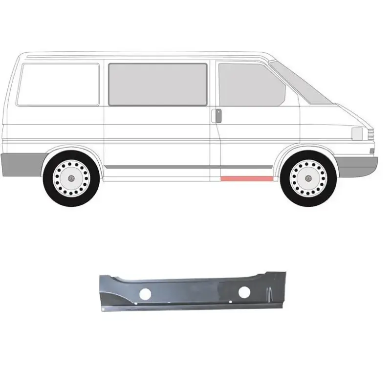 Порог внутренний передний правый Volkswagen Transporter T4 1990-2003 Potrykus