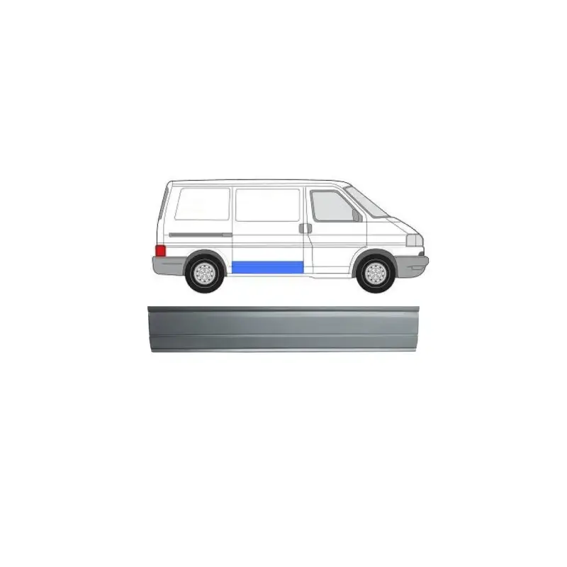 Ремчасть правих зсувних дверей Volkswagen Transporter T4 1990-2003 висота 22 см