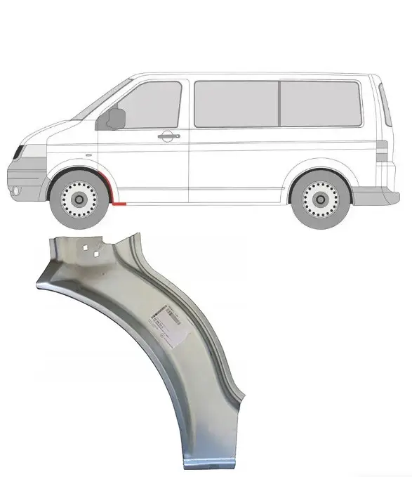 Ремчасть переднього крила ліва Volkswagen Transporter T5 2003-2015